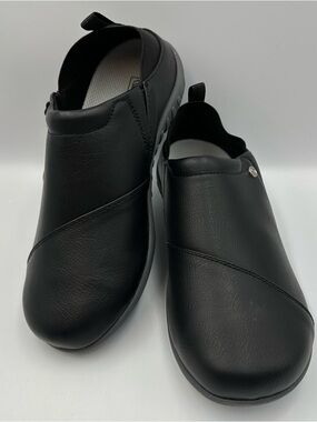 Spenco Brooklyn Convertible Black Slip On Shoe Womens 6D Orthotic Arch Support